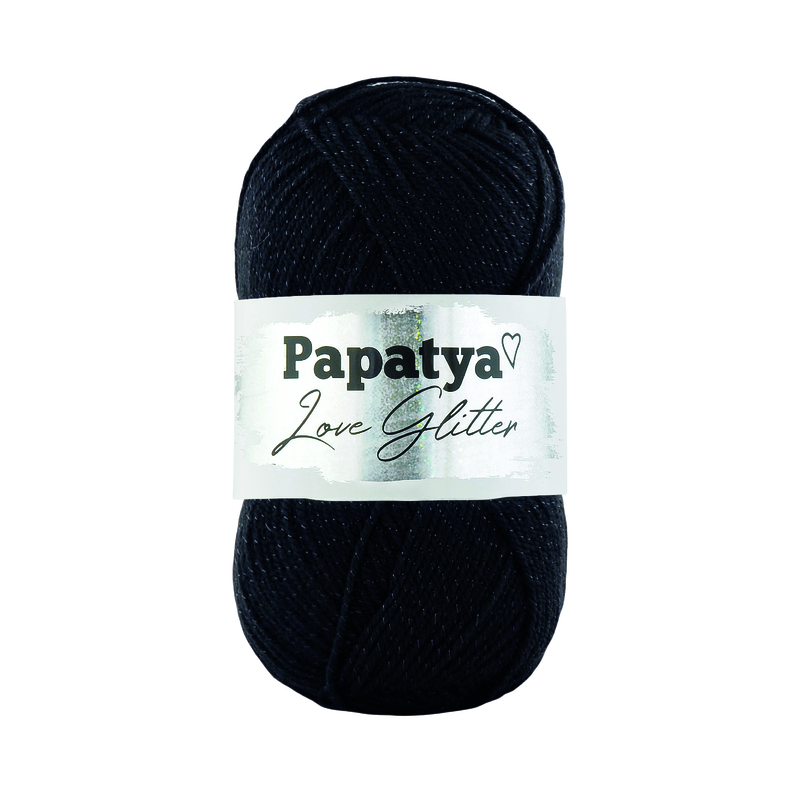 Lana Acrílica Love Glitter 02001 Paquete X 5 ovillos X 100 gramos Lana Acrílica Love Glitter 02001 Paquete X 5 ovillos X 100 gramos