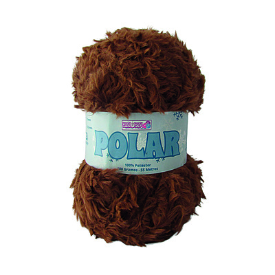Lana Polar Color 06 Café Oscuro Paquete x 5 Ovillos x 100 Gramos