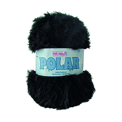 Lana Polar Color 04 Negro Paquete x 5 Ovillos x 100 Gramos