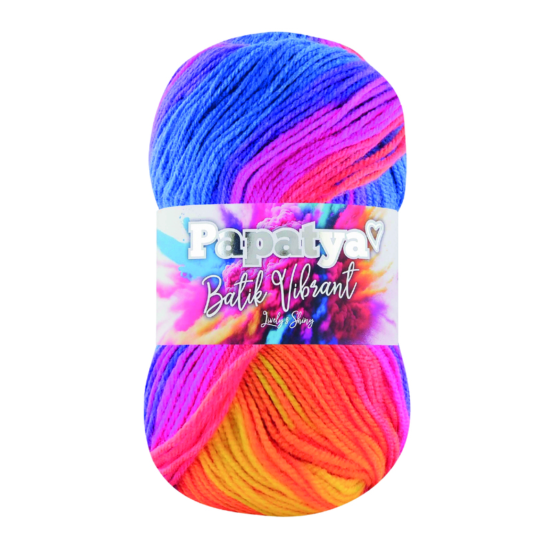 Lana Batik Vibrant Col 04 Paquete X 5 Ovillos X 100Gramos Lana Batik Vibrant Col 04 Paquete X 5 Ovillos X 100Gramos