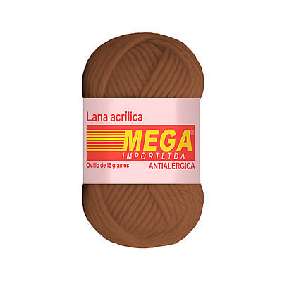 Lana Escolar Mega Cafe Claro 85 Paquete X 10 Ovillos X 15Gramos