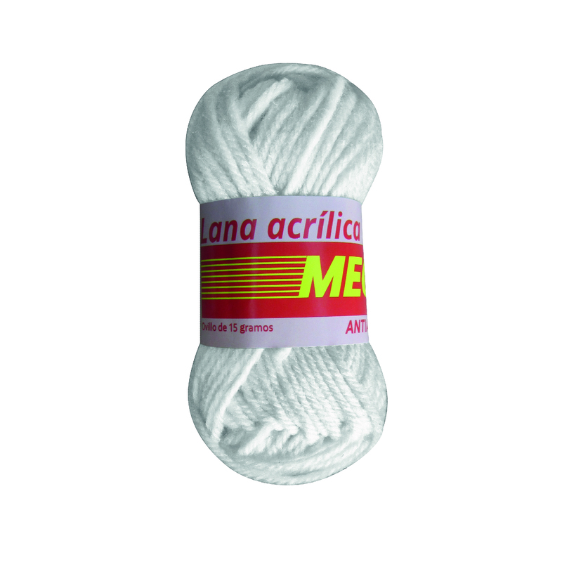 Lana Escolar Mega 01 Blanca Paquete X 10 Ovillos X 15 Gramos Lana Escolar Mega 01 Blanca Paquete X 10 Ovillos X 15 Gramos