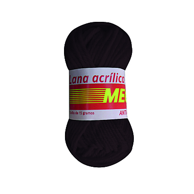 Lana Escolar Mega 27 Cafe Medio Paquete X 10 Ovillos X 15 Gramos