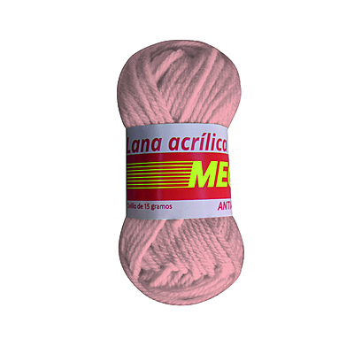 Lana Escolar Mega 43 Rosado Claro Paquete X 10 Ovillos X 15 Gramos