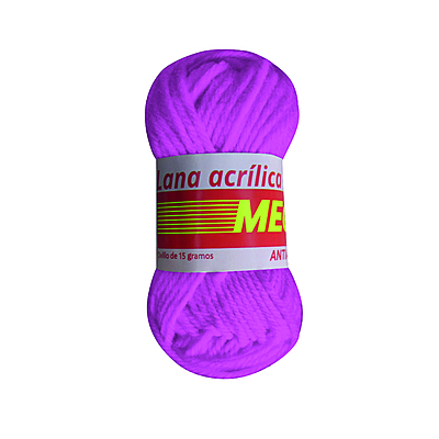 Lana Escolar Mega 78 Rosado Vivo Paquete X 10 Ovillos X 15 Gramos