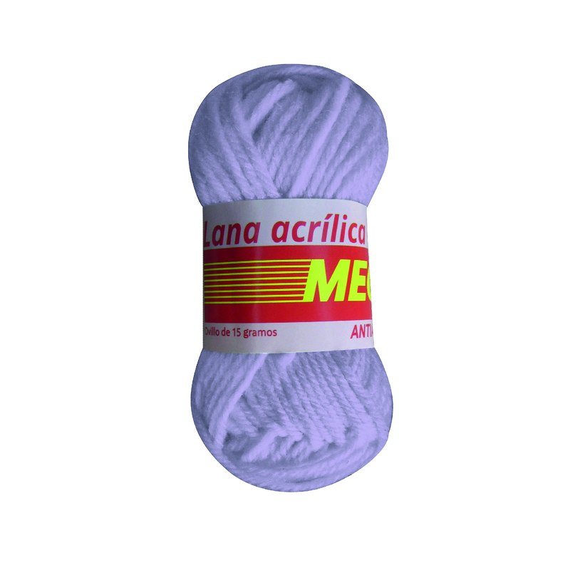 Lana Escolar Mega 87 Lila Paquete X 10 Ovillos X 15 Gramos