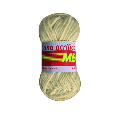 Lana Escolar Mega 88 Beige Paquete X 10 Ovillos X 15 Gramos
