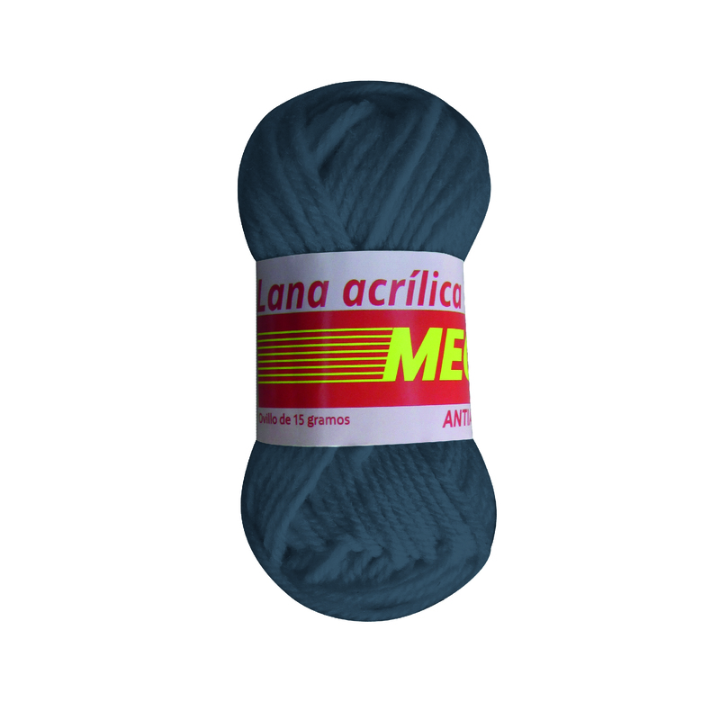 Lana Escolar Mega 90 Gris Oscuro Paquete X 10 Ovillos X 15 Gramos