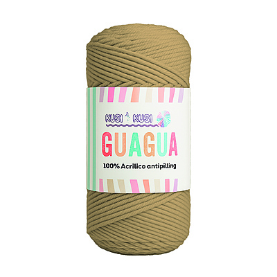 Lana Guagua Color 1012 Cafe Claro Paquete X 5 Ovillos X 100 Gramos