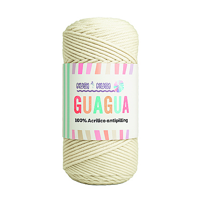 Lana Guagua Color 1018 Crudo Paquete X 5 Ovillos X 100 Gramos