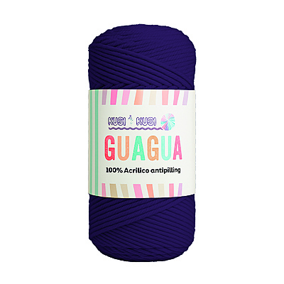 Lana Guagua Color 1100 Morado Paquete X 5 Ovillos X 100 Gramos