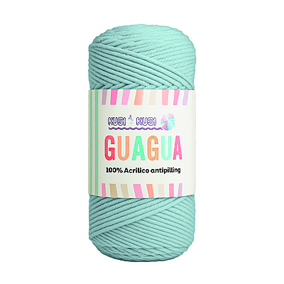 Lana Guagua Color 1192 Azul Bebe Paquete X 5 Ovillos X 100 Gramos