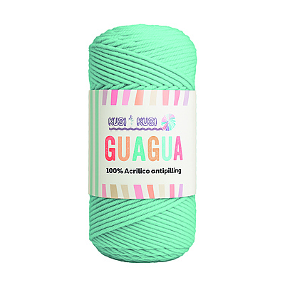 Lana Guagua Color 1198 Verde Menta Paquete X 5 Ovillos X 100 Gramos