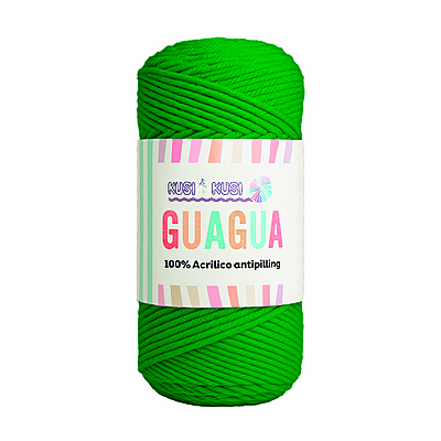 Lana Guagua Color 1231 Verde Paquete X 5 Ovillos X 100 Gramos