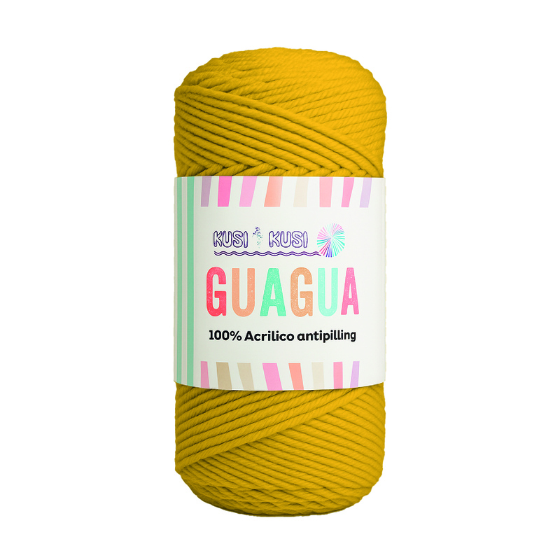 Lana Guagua Color 1251 Amarillo Paquete X 5 Ovillos X 100 Gramos Lana Guagua Color 1251 Amarillo Paquete X 5 Ovillos X 100 Gramos