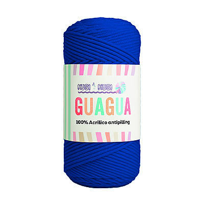 Lana Guagua Color 1290 Azul Oscuro Paquete X 5 Ovillos X 100 Gramos