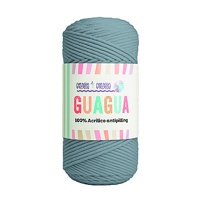 Lana Guagua Color 1271 Gris Medio Paquete X 5 Ovillos X 100 Gramos