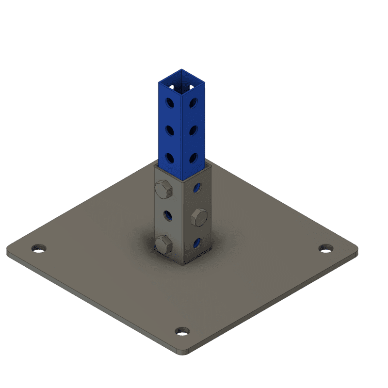 Large Footer - Black