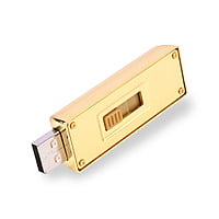 Large Gold Bar Metal Pendrive