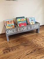 Large Wooden Children's Bookcase 85cm Assortment (Available In White & Grey)