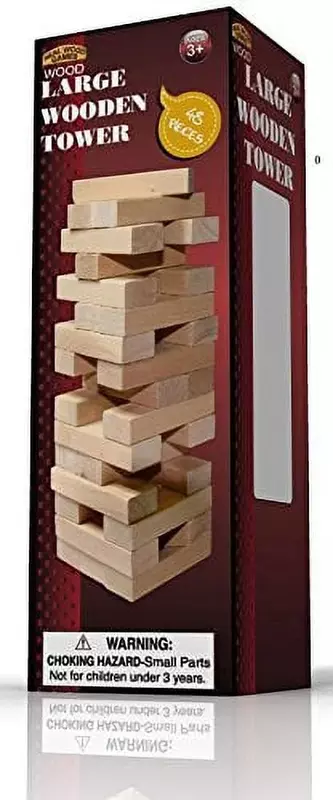 Large Wooden Tower Game