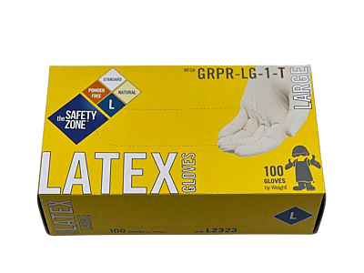 LATEX GLOVES LARGE