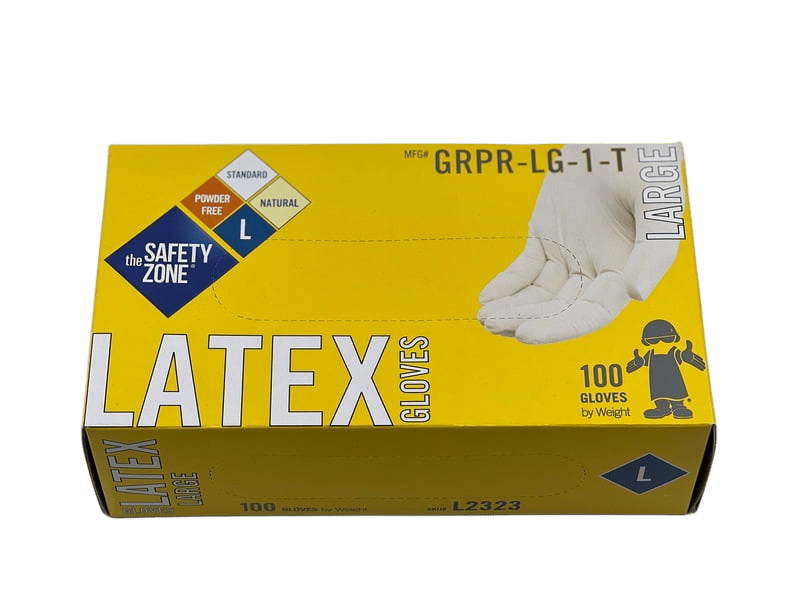 LATEX GLOVES LARGE