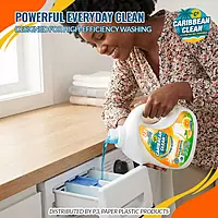 Laundry Liquid Detergent Lemon Caribbean Clean 2kgs. 1/6