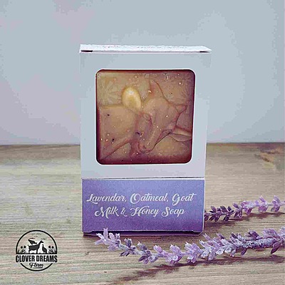 Lavender, Oatmeal, Goat Milk & Honey Soap Lavender, Oatmeal, Goat Milk & Honey Soap