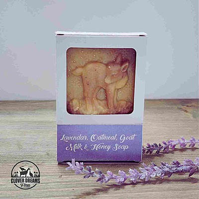 Lavender, Oatmeal, Goat Milk & Honey Soap Lavender, Oatmeal, Goat Milk & Honey Soap