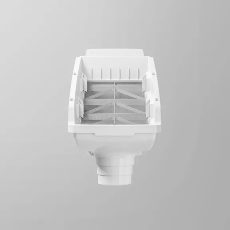 Leaf Eater Commercial Rain Head Downspout Filter, 6" Round