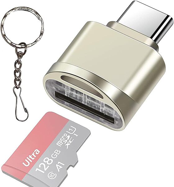 Lecteur de carte OTG Micro SD Mini USB , compatible avec ordinateur portable, tablette, smartphone