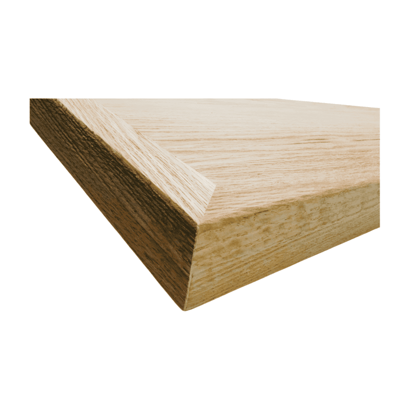 Left side open stair tread - Red oak Left side open stair tread - Red oak