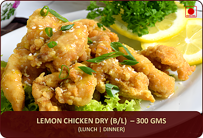 Lemon Chicken Dry (B/L) - 300 Gms Lemon Chicken Dry (B/L) - 300 Gms