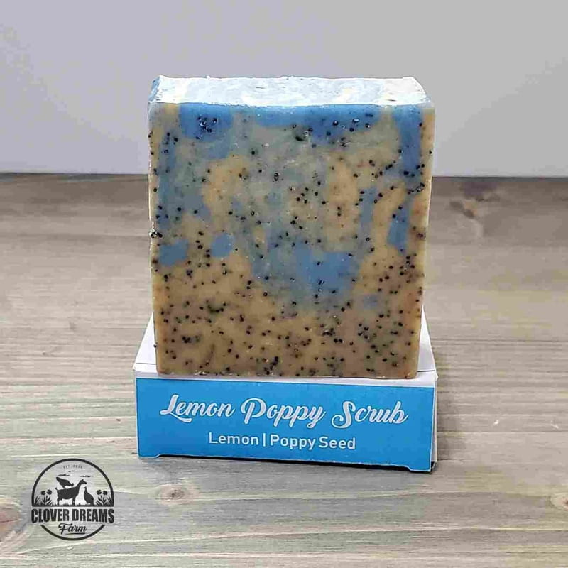 Lemon & Poppy Seed Scrub Soap Lemon & Poppy Seed Scrub Soap