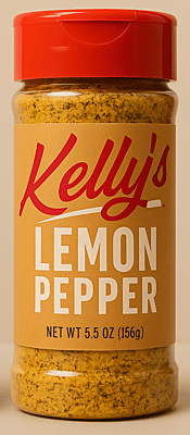 Kelly's Lemon Pepper Seasoning 16 oz.