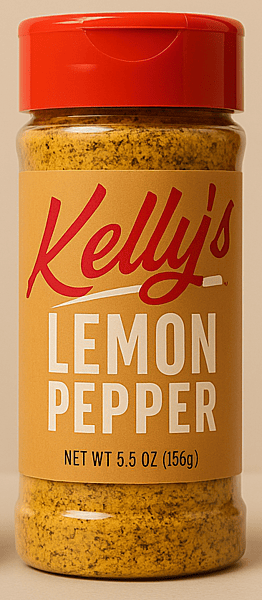 Kelly's Lemon Pepper Seasoning 16 oz.