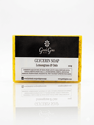 Lemongrass & Oats Scented Glycerine Soap (100g)