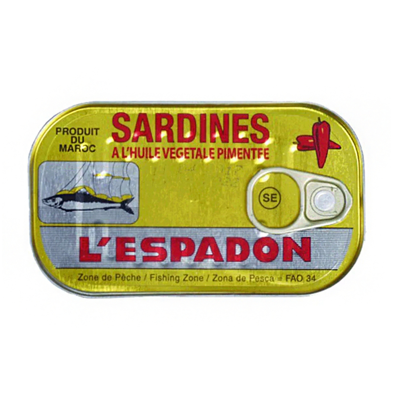 25248     Lespadon Chilli 125g X 50