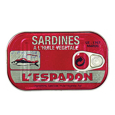 25247 Lespadon In Oil 125g X 50