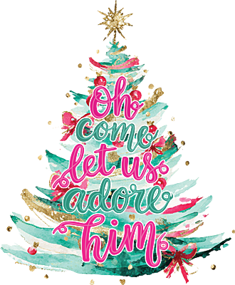 Let Us Adore him Tree Let Us Adore him Tree