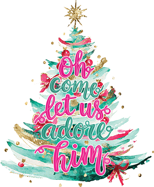 Let Us Adore him Tree Let Us Adore him Tree