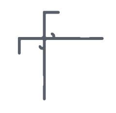 LightTrim Exterior Corner Trim for 5/16" Panel