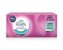 Lil-lets Non-Applicator Tampons Super 32s