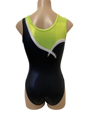 BLACK, WHITE, LIME GREEN MYSTIQUE W RHINESTONES