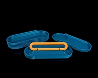 Linear Slat - 3D Printed Desk Organizer