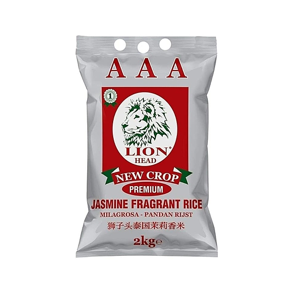 10356 Lion Head Aaa Jasmine Rice 2kg X 6