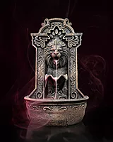 Lions Courage Fountain Backflow Burner