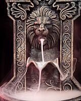 Lions Courage Fountain Backflow Burner