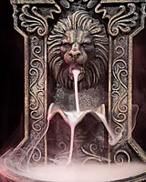 Lions Courage Fountain Backflow Burner
